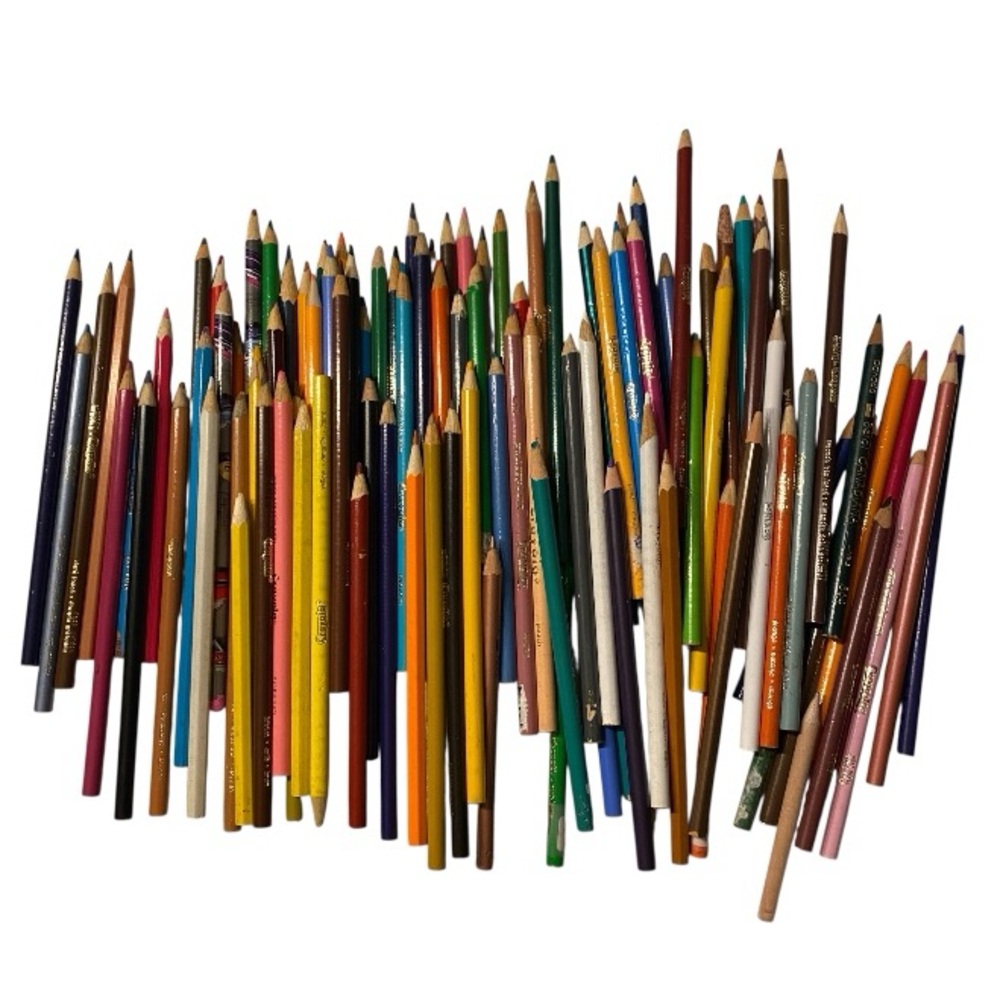 More than 100 Coloured Pencils Lot